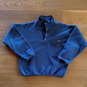 Patagonia Vintage Men's Synchilla in Deep Blue Sz Medium